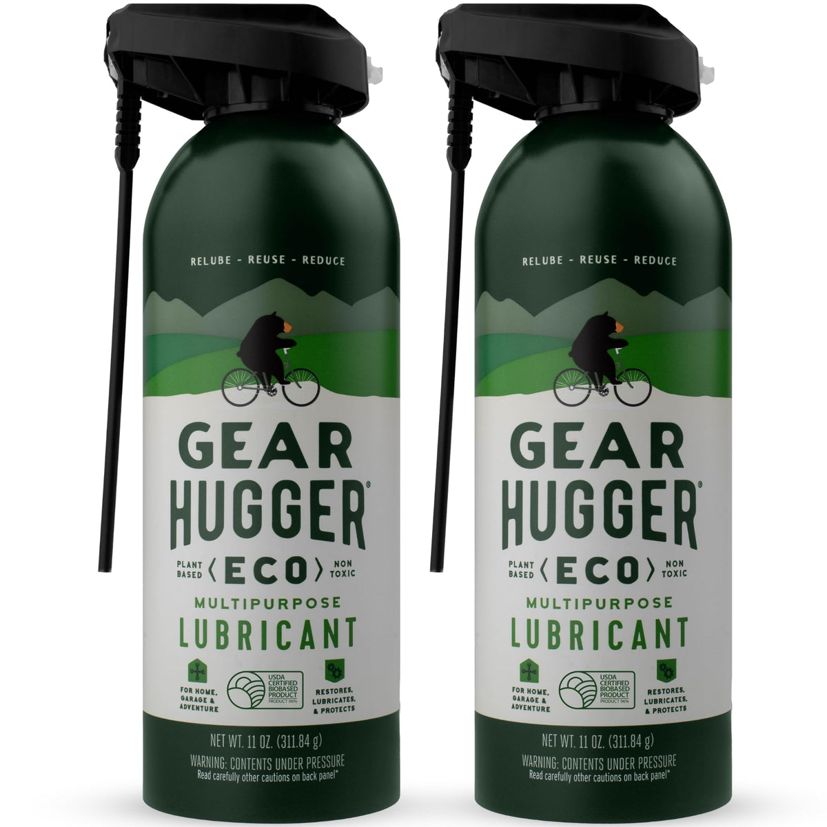 Gear Hugger multipurpose lubricant bottle pour for precise, mess-free application