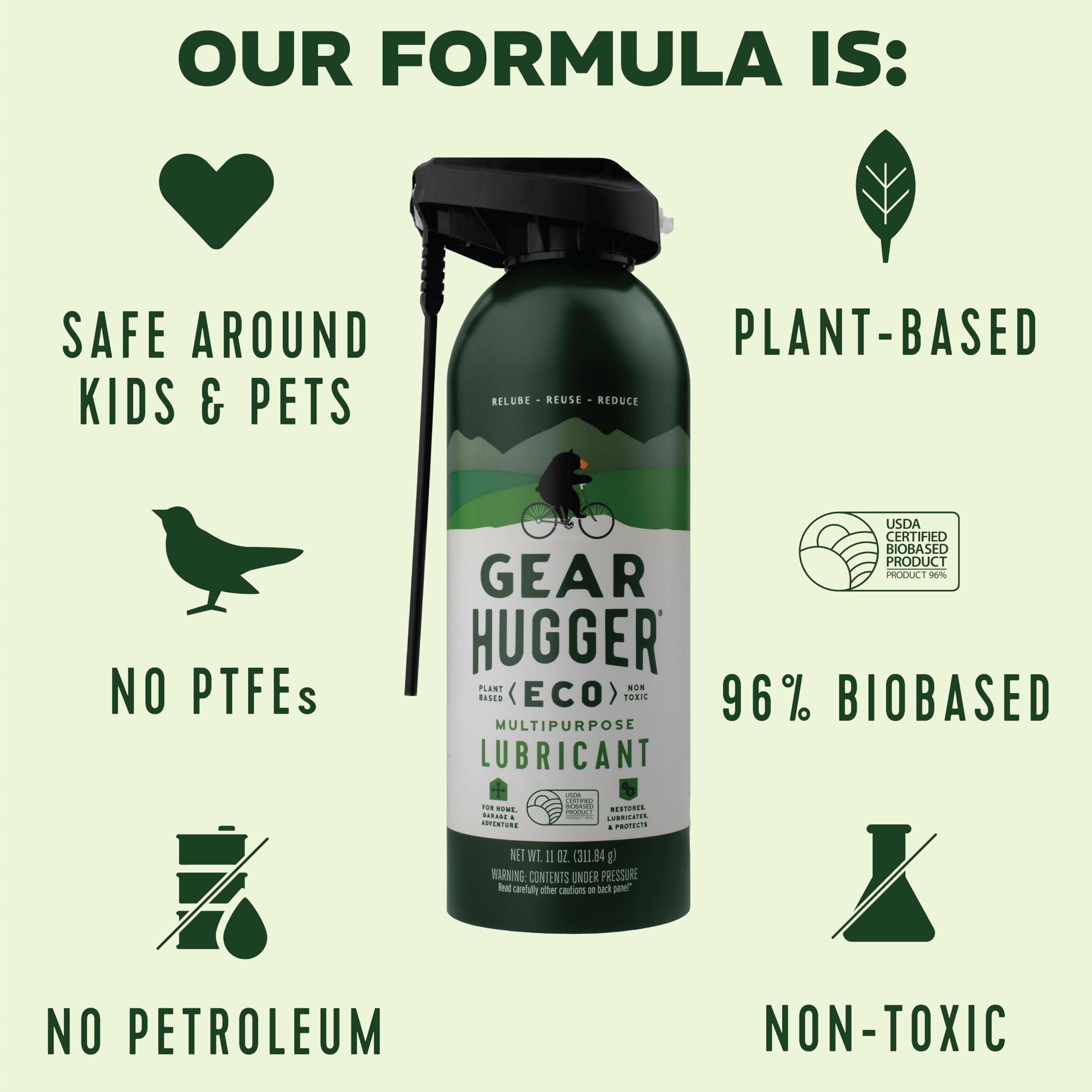 Gear Hugger multipurpose lubricant spray nozzle enables targeted, even coverage