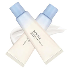 GEBUTP Relief Sun Organic Sunscreen bottle with creamy, non-greasy protection.