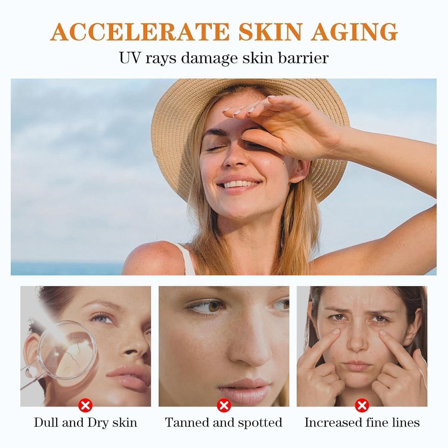 GEBUTP Relief Sun image features 30% rice extract ingredient.