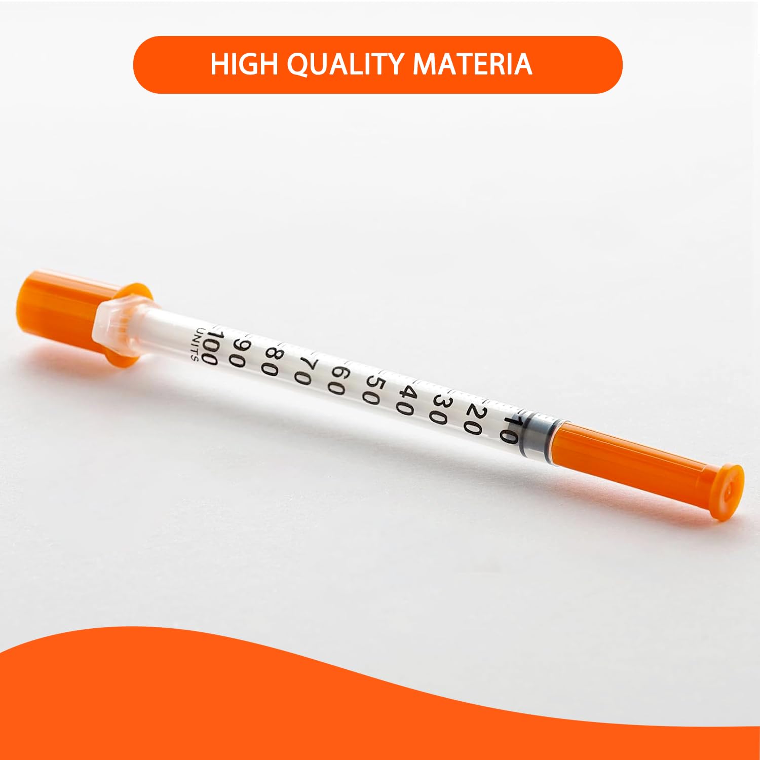 Geeddah syringe with easy-to-read scale aids accurate measurement.