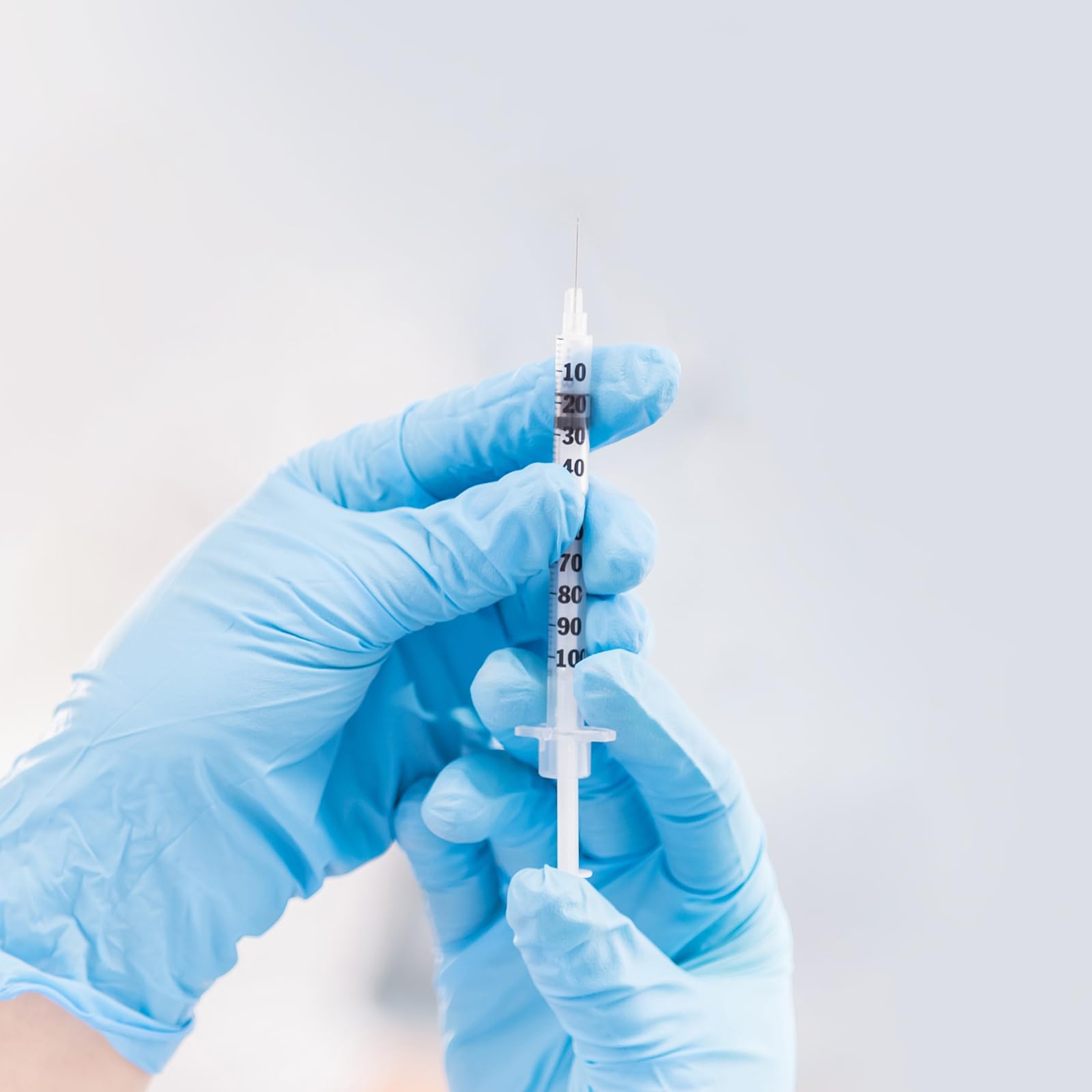 Geeddah individually wrapped syringes protect sterility and ease handling.