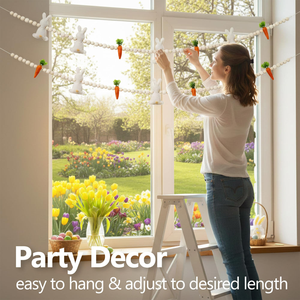 Gee Hut indoor felt banner enhances farmhouse walls with whimsy.