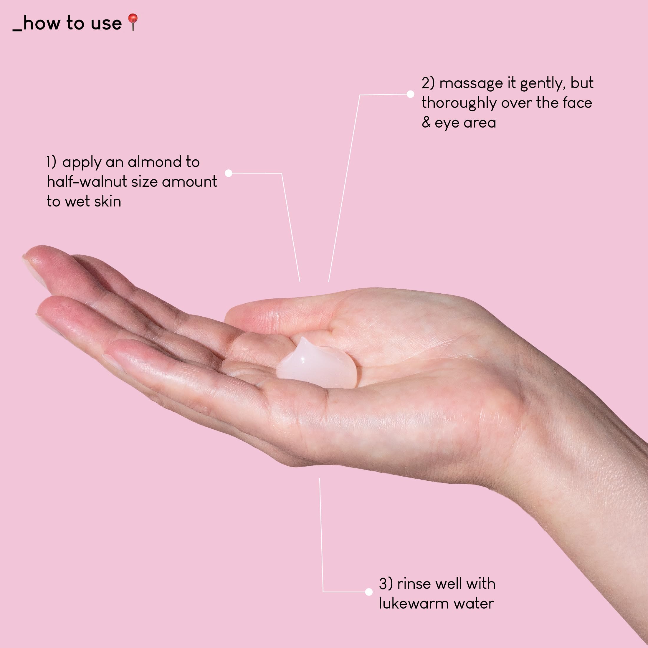 Geek & Gorgeous Jelly Joker used around the eyes shows safe cleansing.