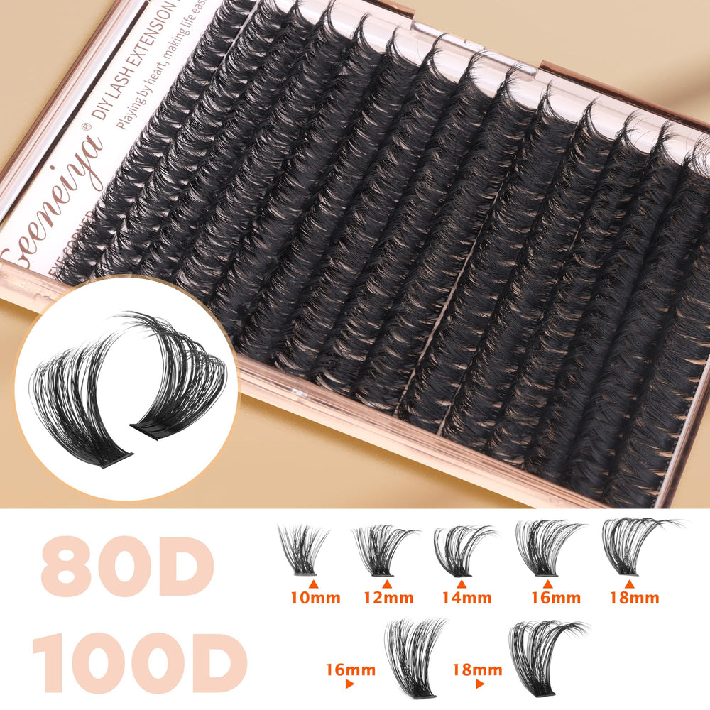 Geeneiya 10-14mm corner lashes ideal for eye-corner detailing