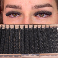 Geeneiya 80P+100P cluster lashes offer fuller lash density with fewer pieces