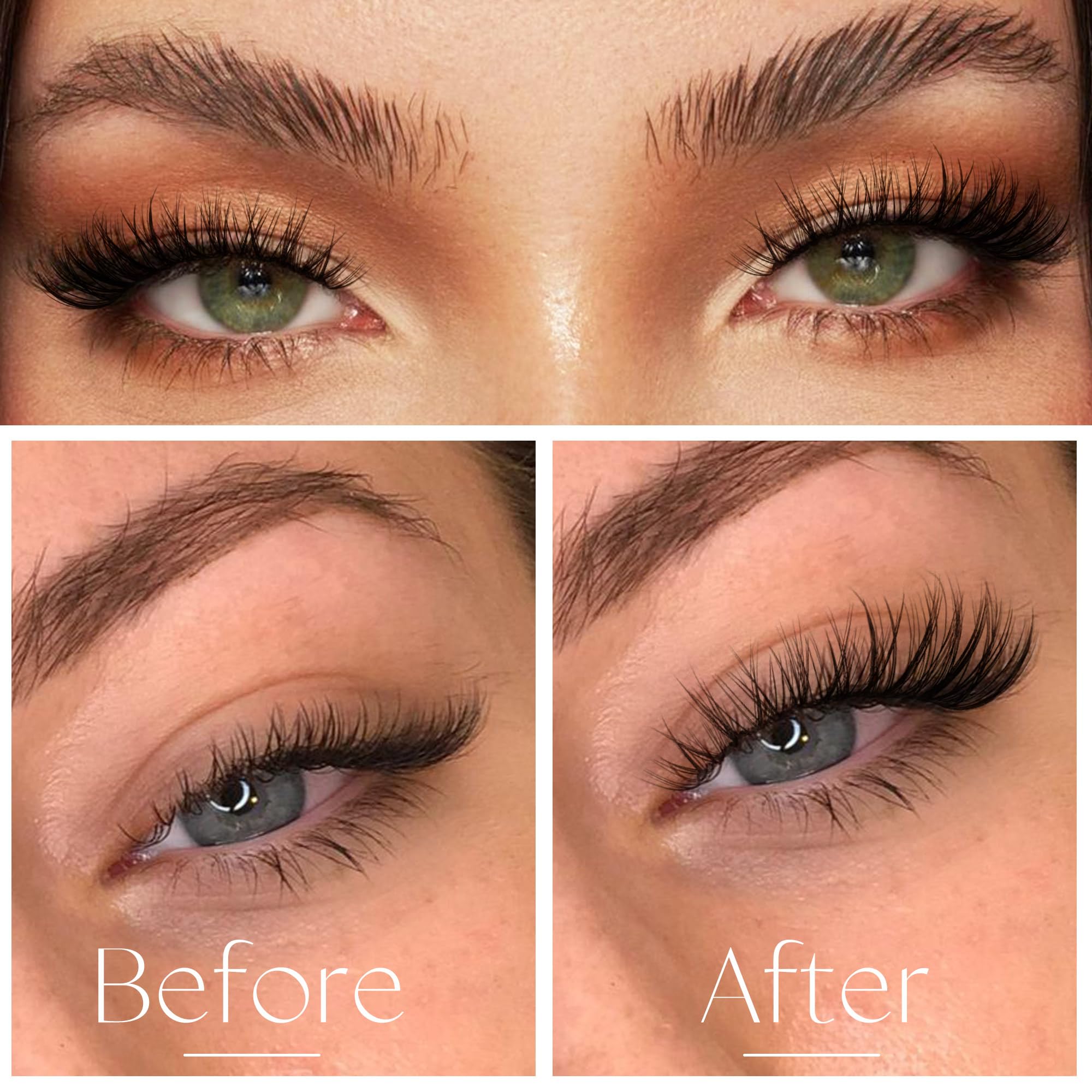Geeneiya matte-faux-mink fibers deliver durable, lightweight lashes with a natural finish.