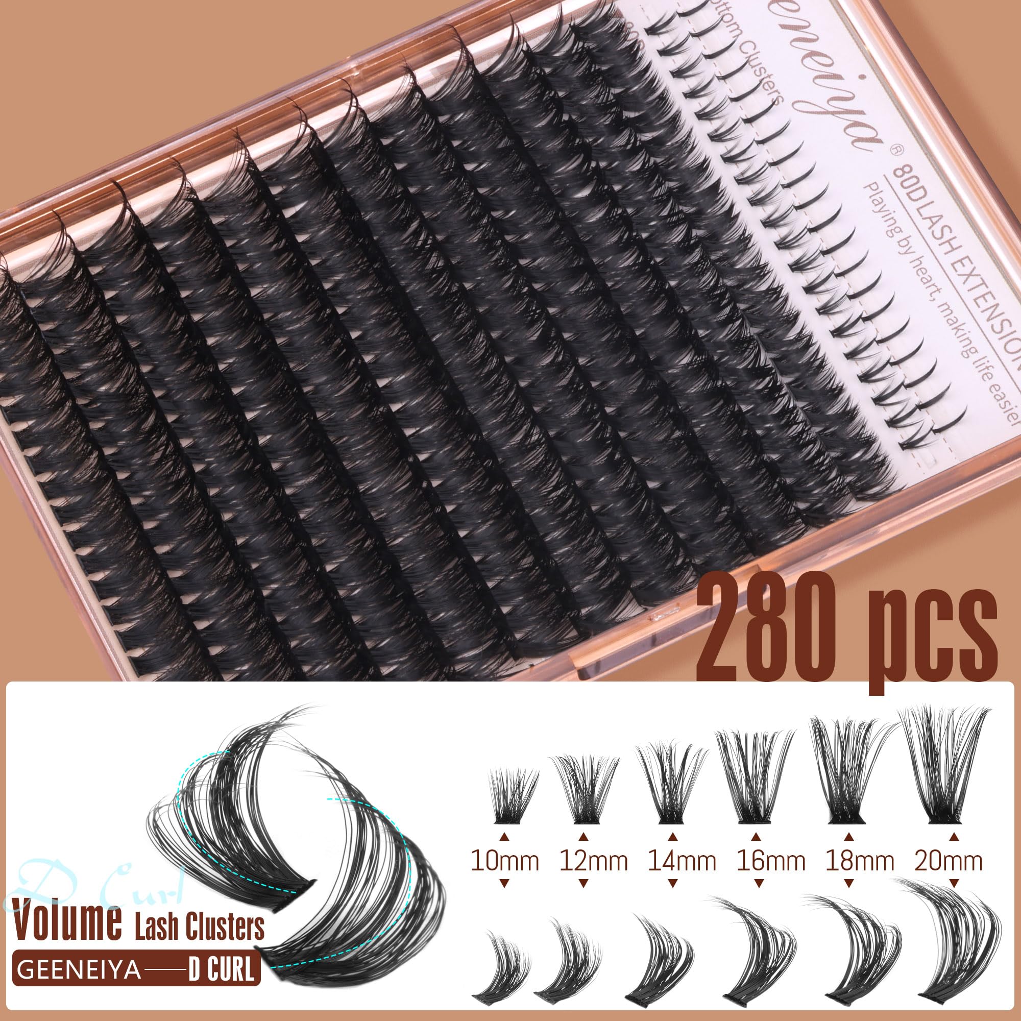 Geeneiya premium tweezers for precise, comfortable lash placement