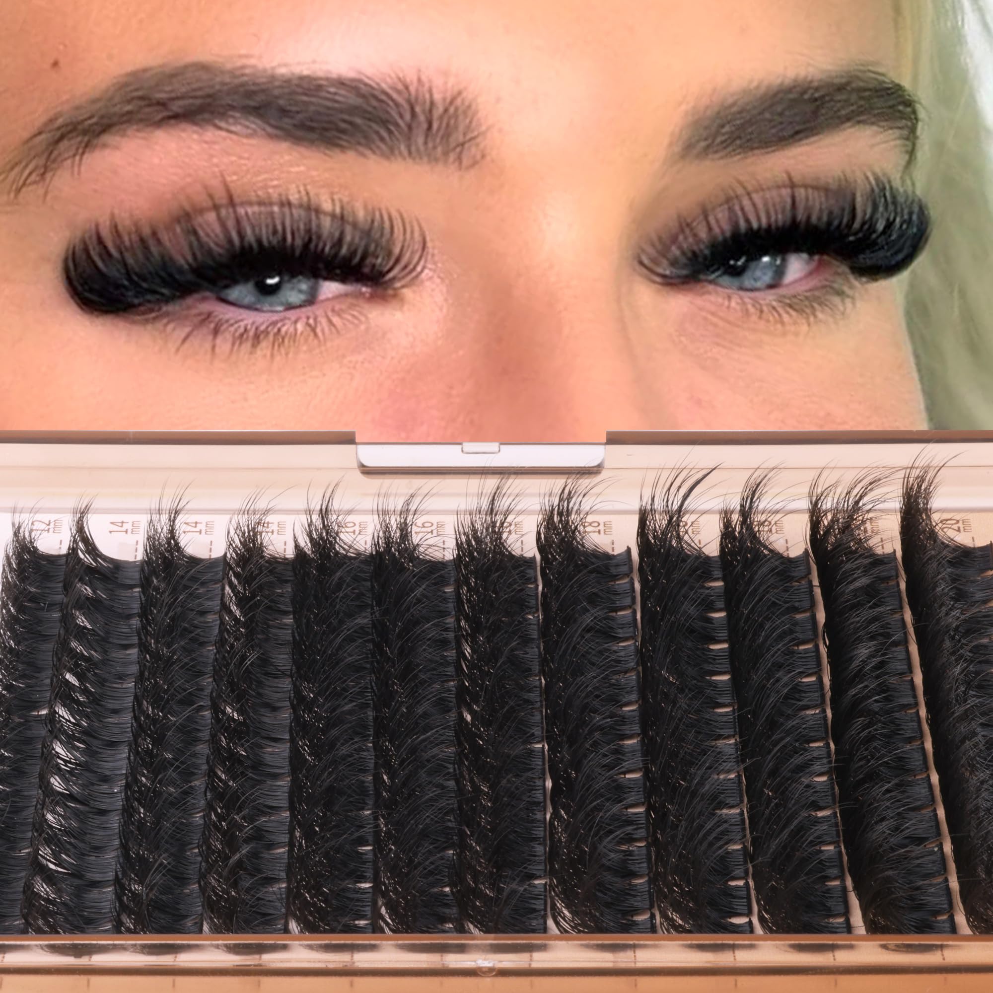 Geeneiya soft, durable lash band for comfortable wear.
