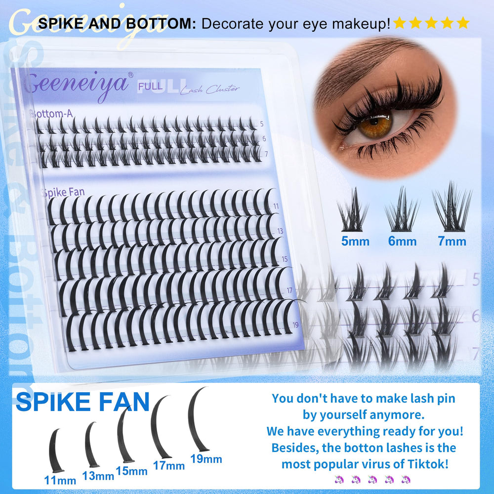 Geeneiya Volume Lashes clusters for refined fullness in daily looks