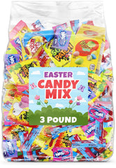 GEEOOLLAH bulk Easter candy mix bag shows a colorful assortment for baskets and gatherings.