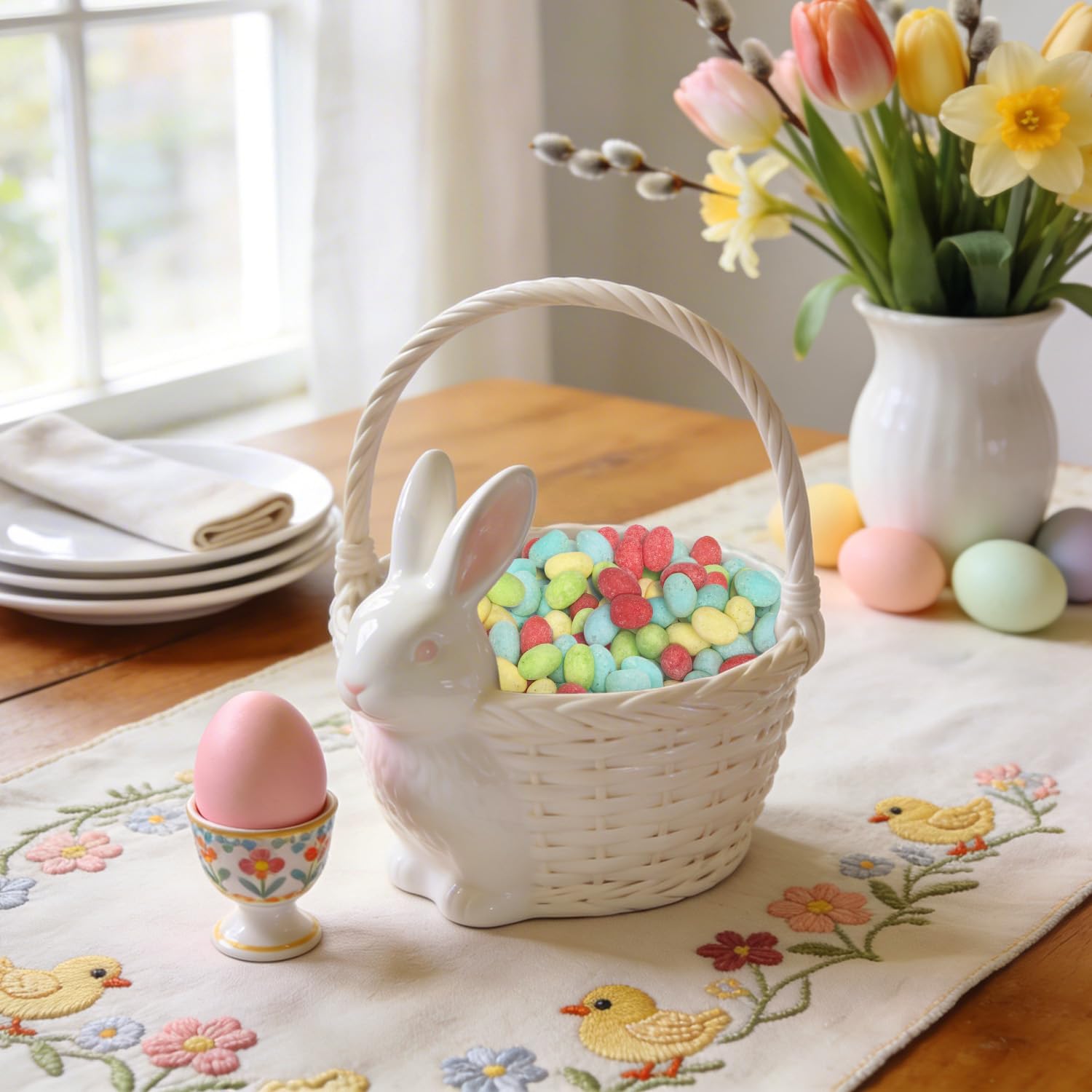 GEEOOLLAH Easter jelly beans brighten dessert tables and gift jars
