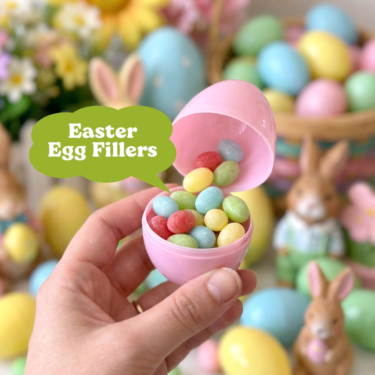 GEEOOLLAH Easter jelly beans for egg hunts and treats