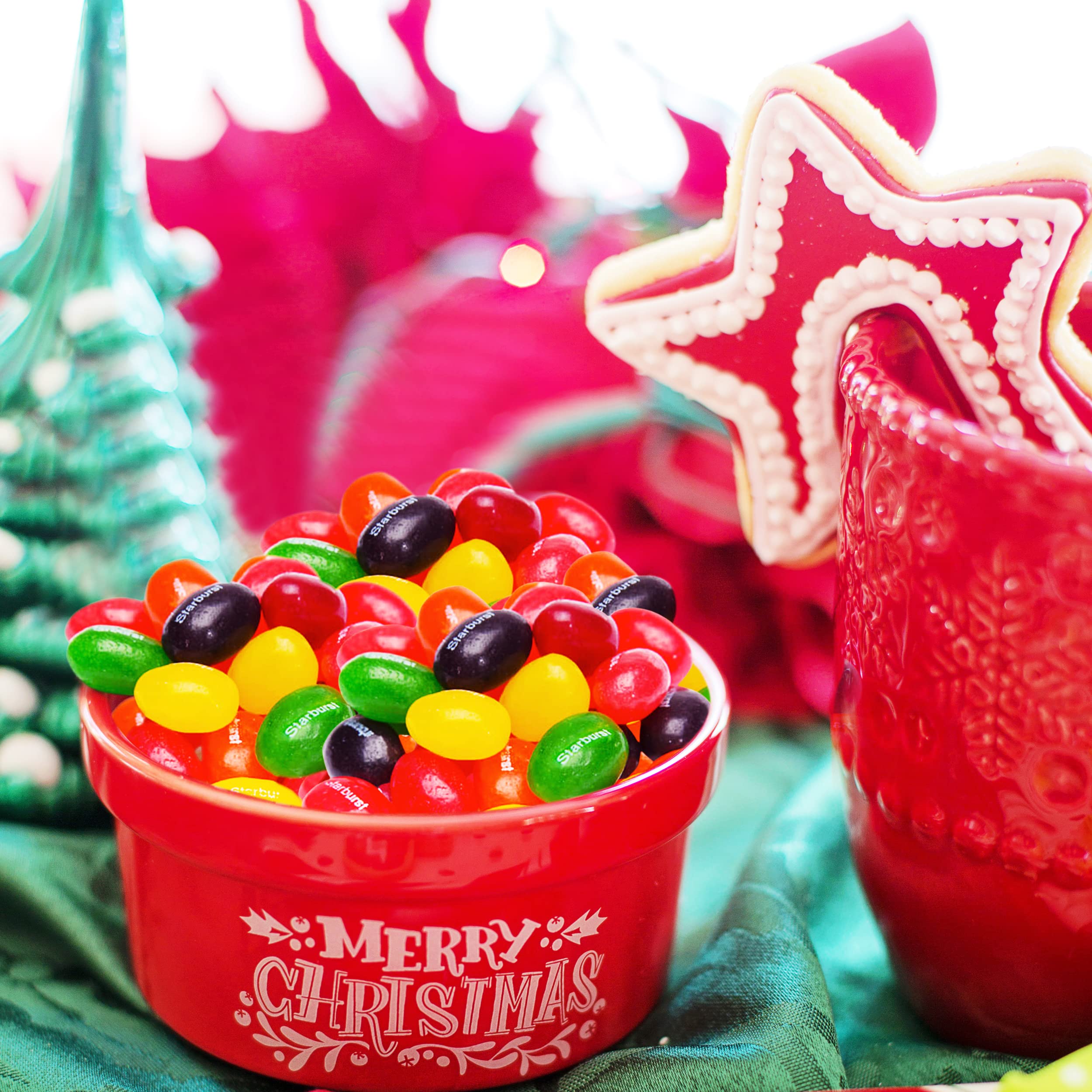 Geeoollah jelly beans variety flavors displayed for flexible snacking.