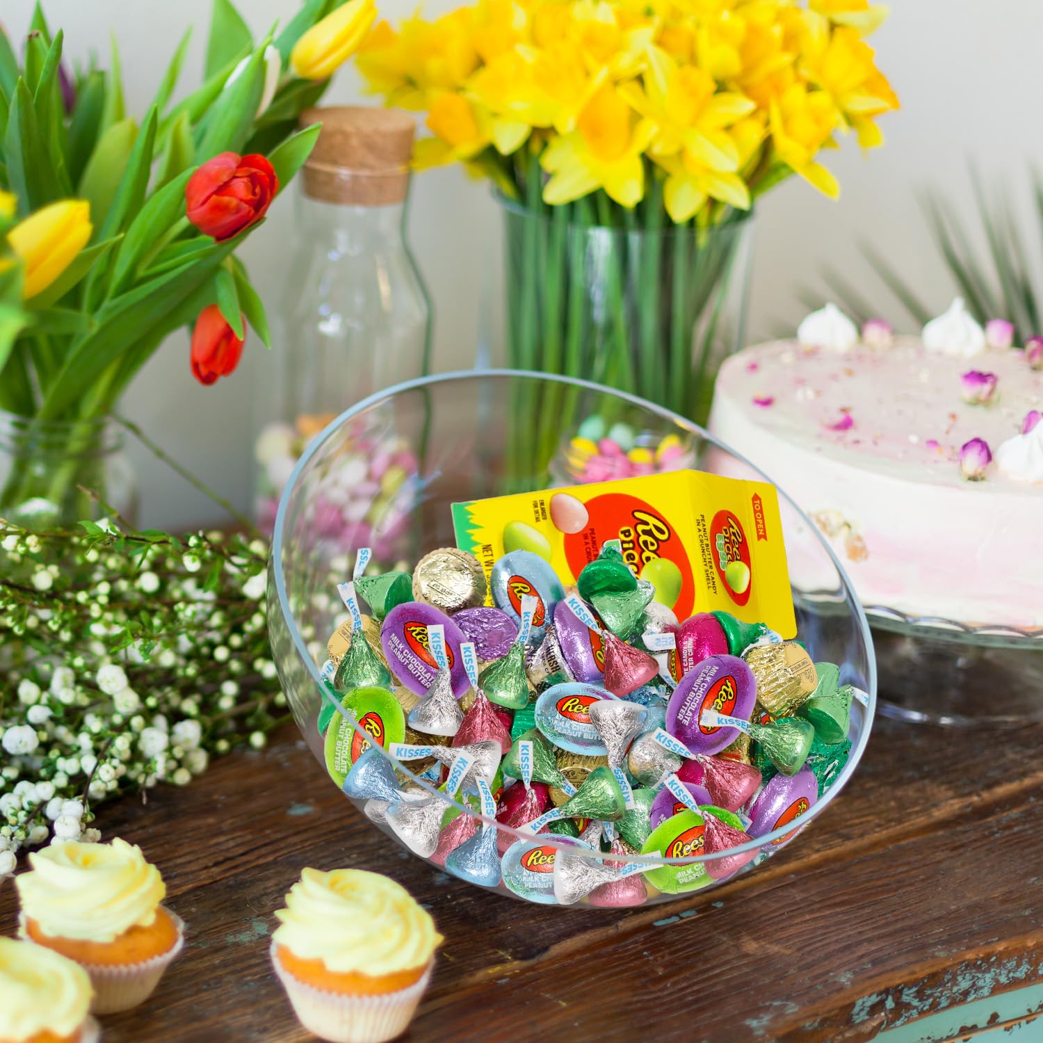 GEEOOLLAH bulk 3 lb Easter mix, convenient for events and hostess gifts