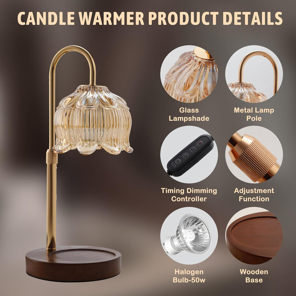 GEEZO Fragrance Candle Warmer Lamp living room usage demonstration