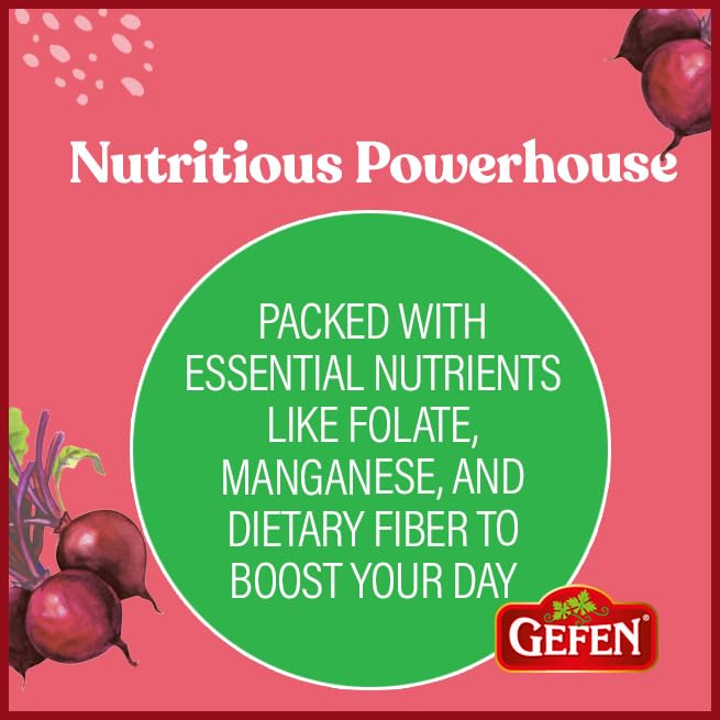 Non-GMO Gefen beets add earthy flavor to bowls.