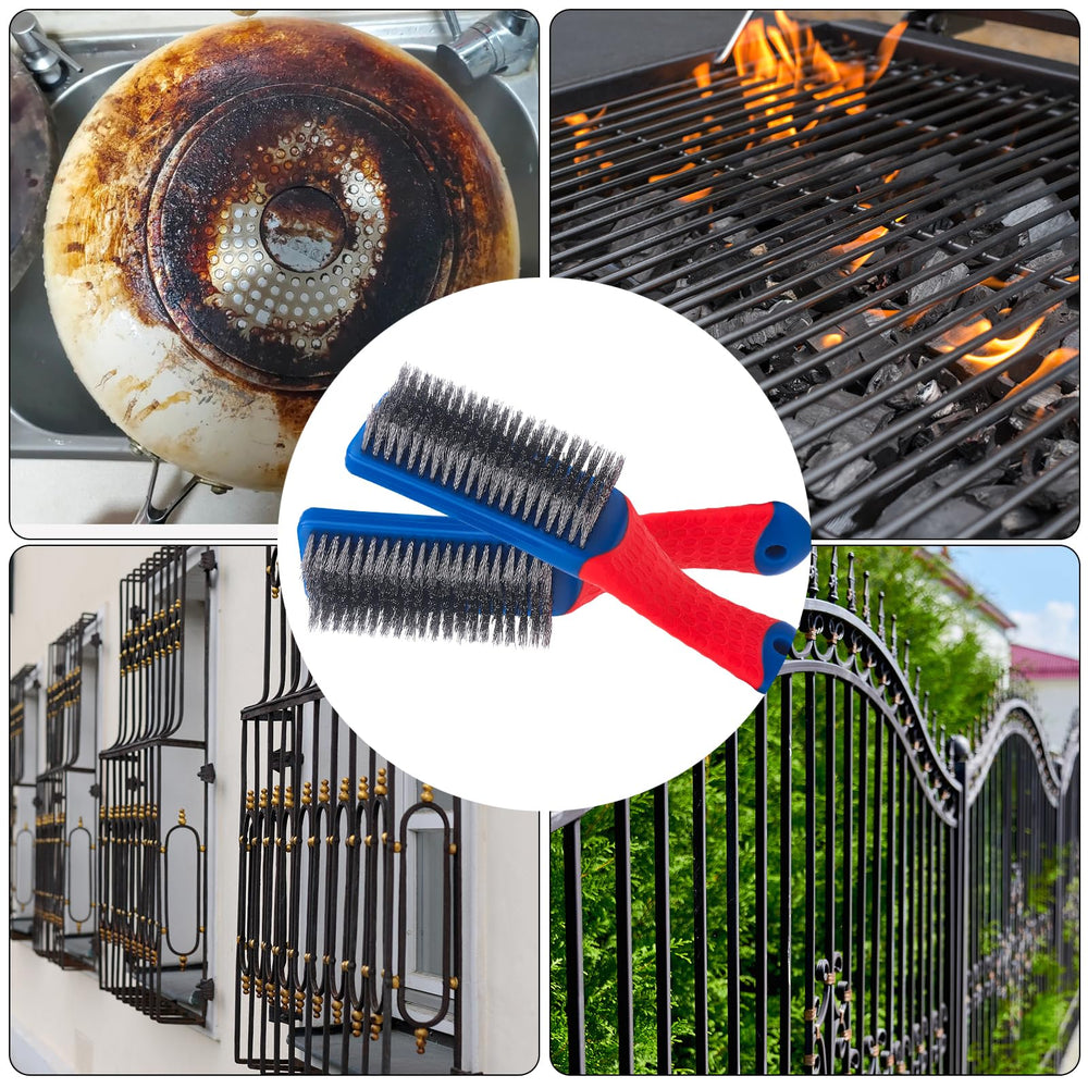 Gegraterwa heavy-duty steel brush construction withstands long-term use.