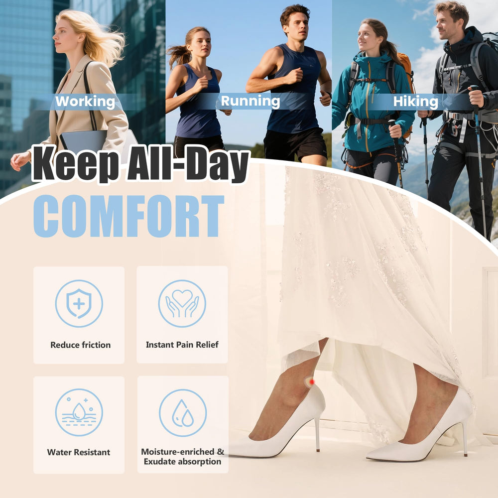 GEHENG waterproof breathable backing keeps bandages in place through sweat