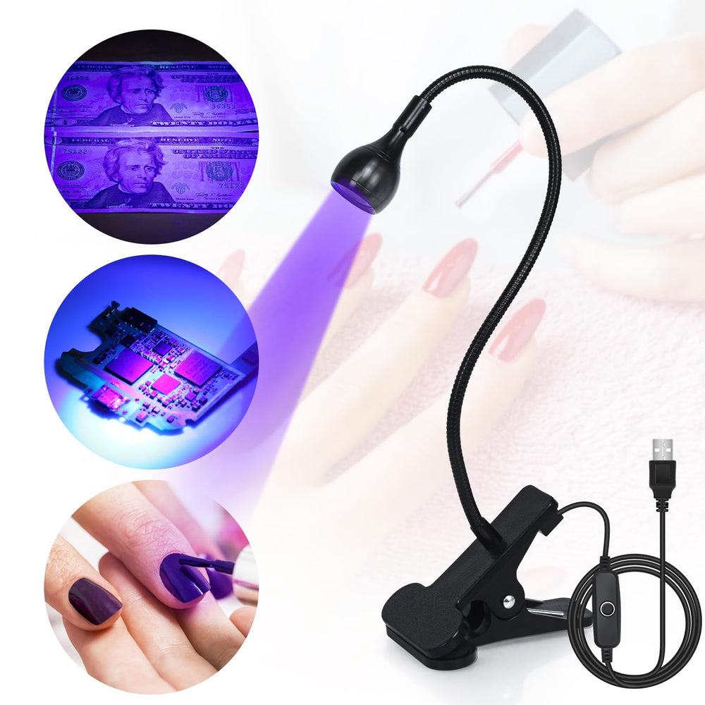 Portable Geisofu UV nail lamp suitable for travel and home use.