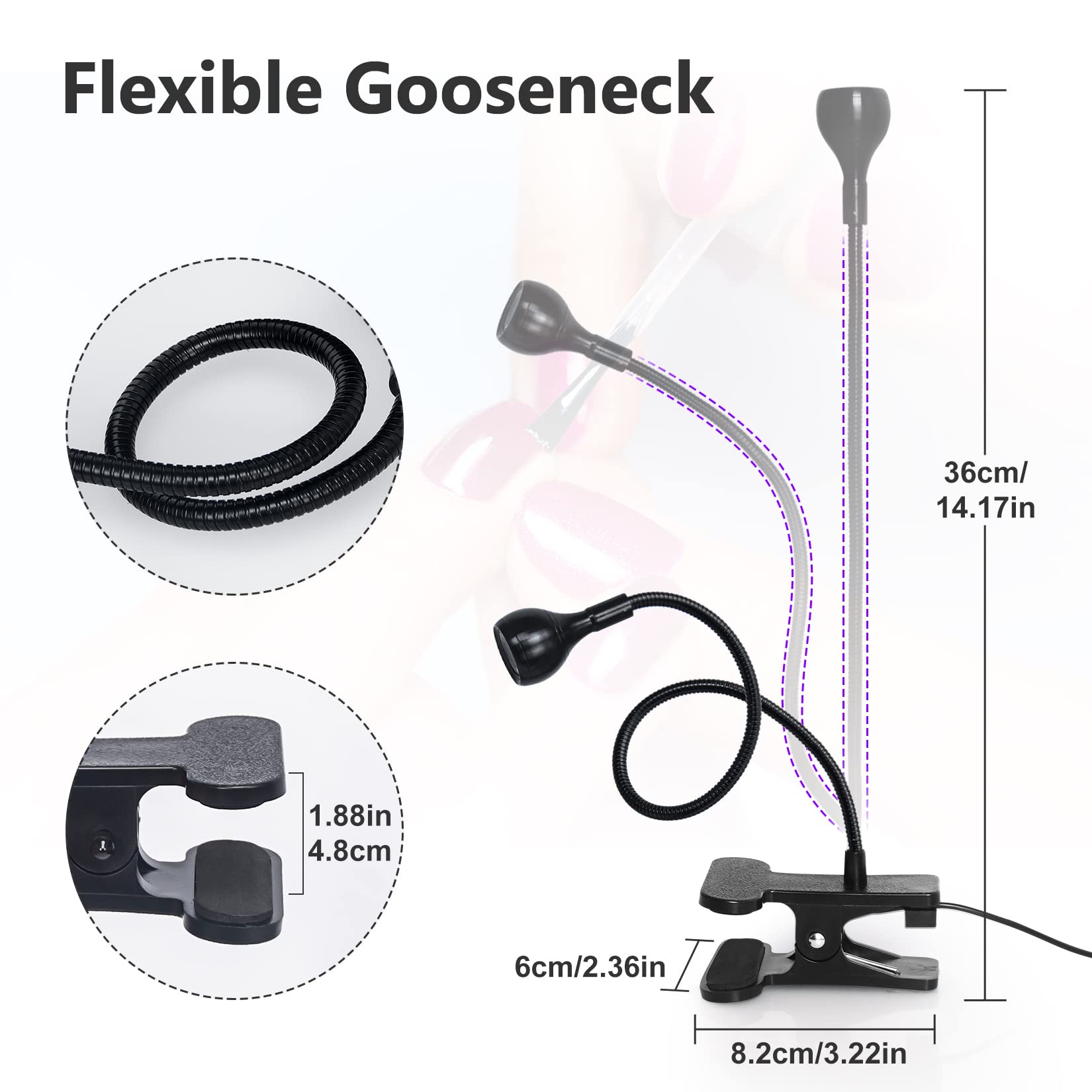 USB-powered Geisofu UV lamp works with PCs and chargers.