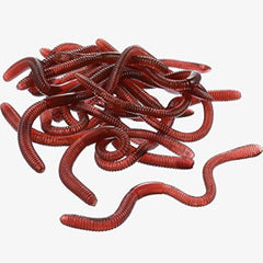 Gejoy fake earthworms, 18 cm, lifelike gag props for spooky pranks.