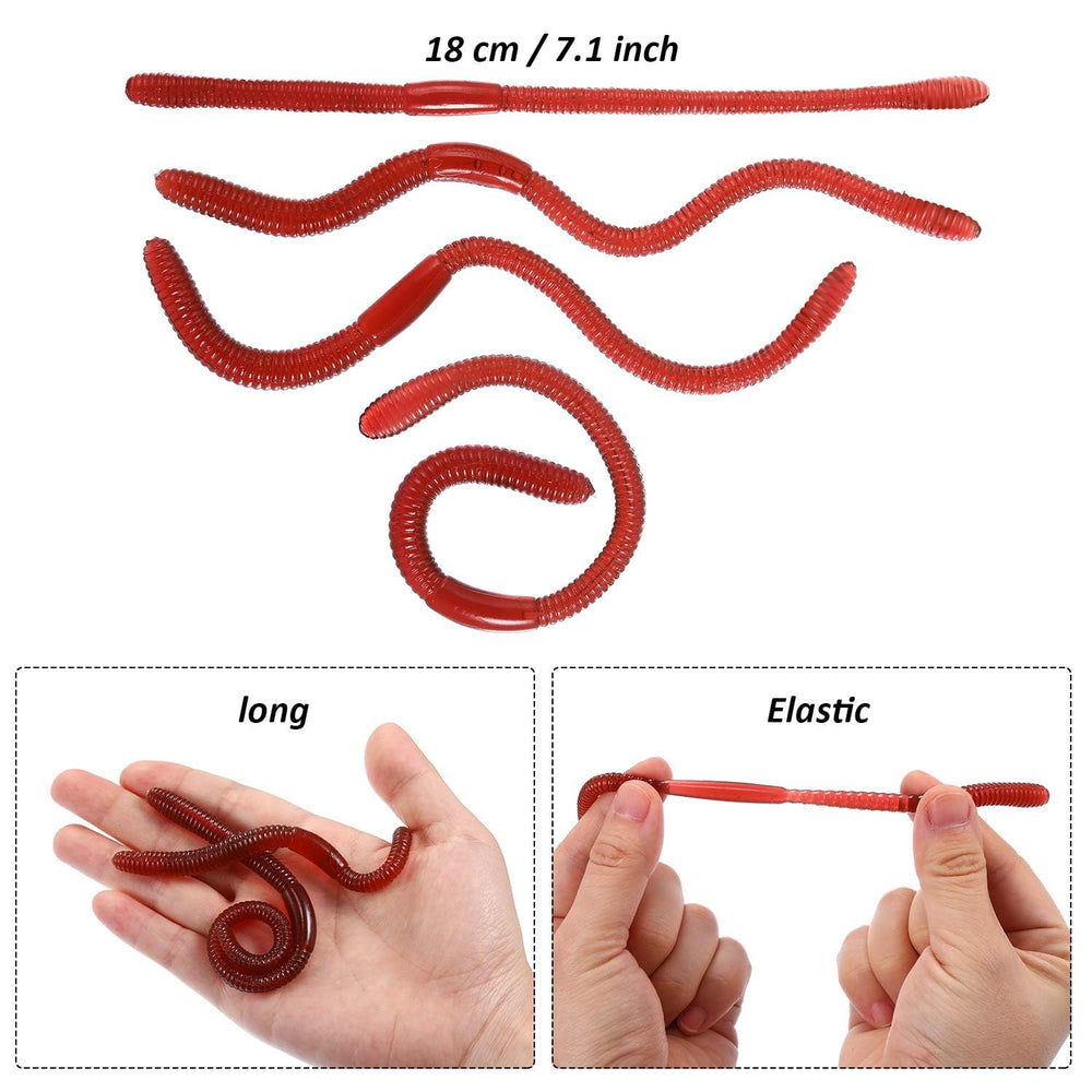 Gejoy party decor worms to create spooky decorations and scares.