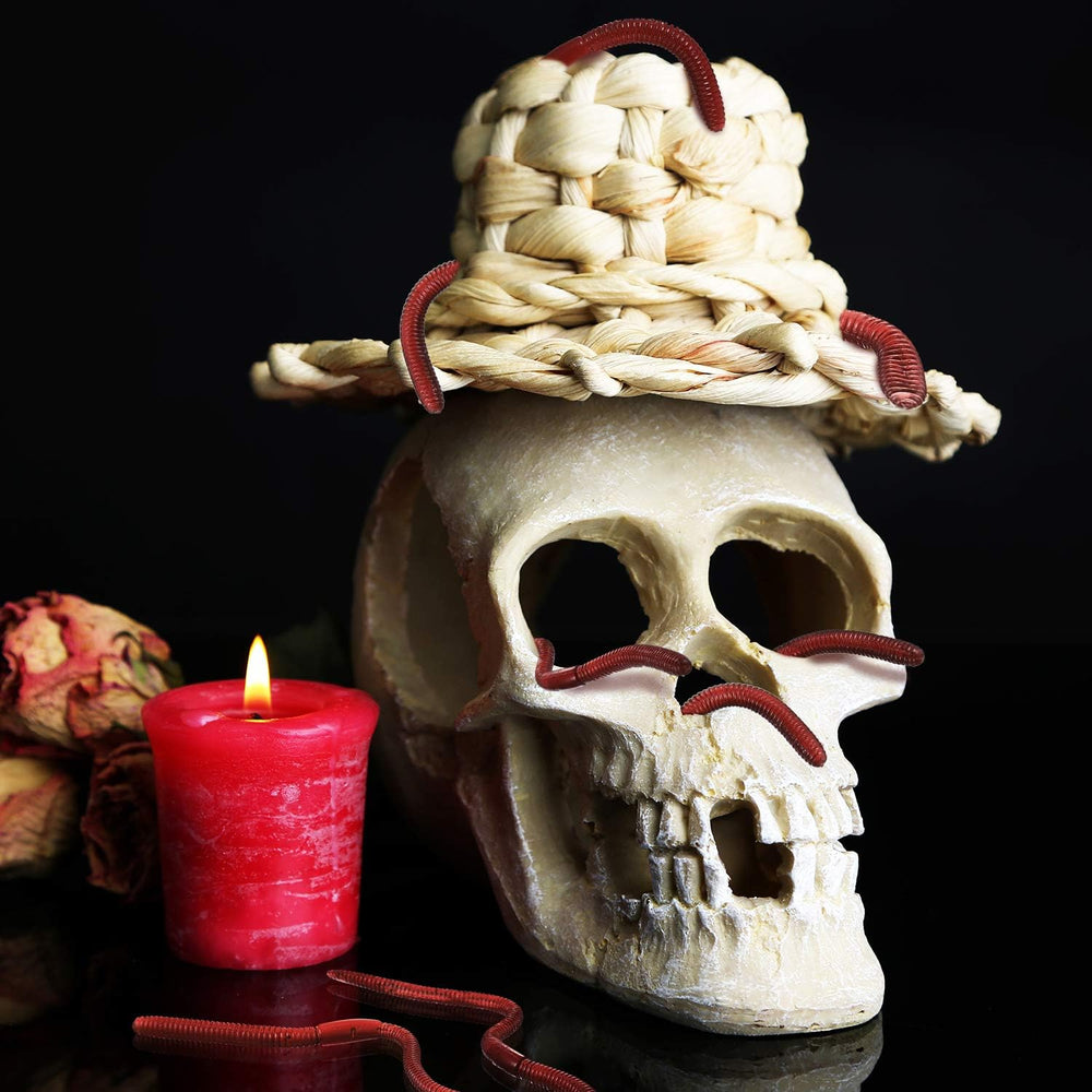 Gejoy reusable novelty worms ideal for long-term pranks and decoration.