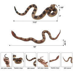 Gelabur lifelike snake details enhance display realism.