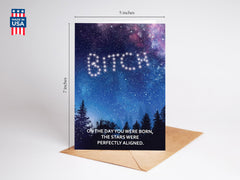 Gelid Day You Were Born kraft envelope, eco-friendly packaging adds a premium touch