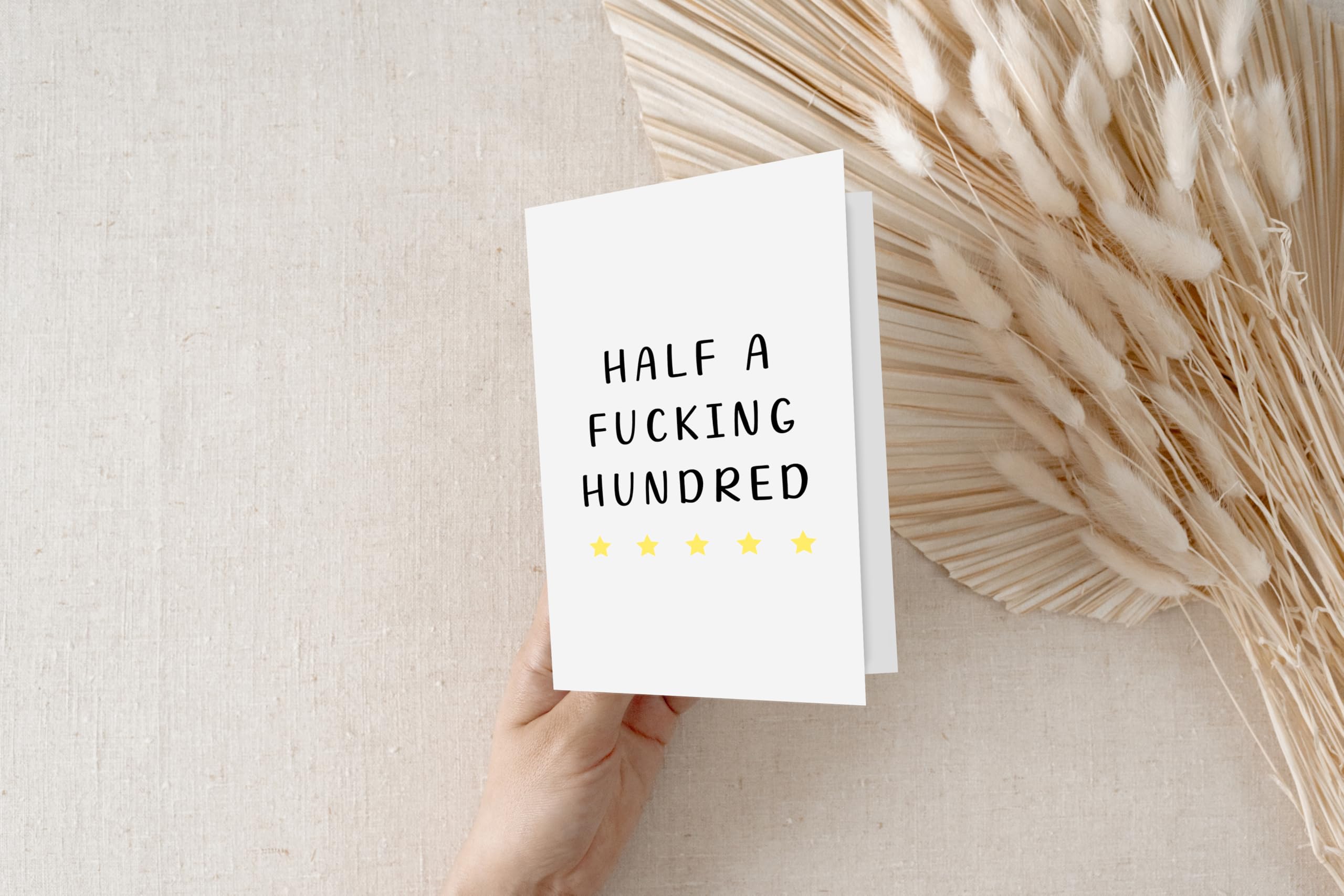 Gelid Half a Hundred close-up printing shows premium design and finish.