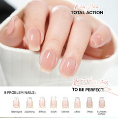 gelike ec application brush shows easy, streak-free coat for smooth, even coverage