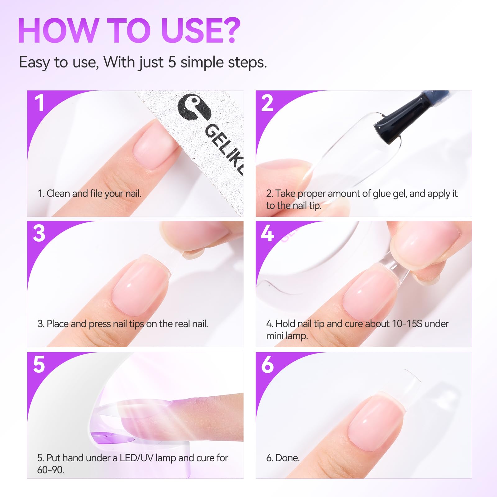 Gelike EC slip solution aids smooth application with minimal bubbles
