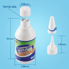 GELIVABLE Mold Remover Gel on silicone sealant around fixtures removes dark spots