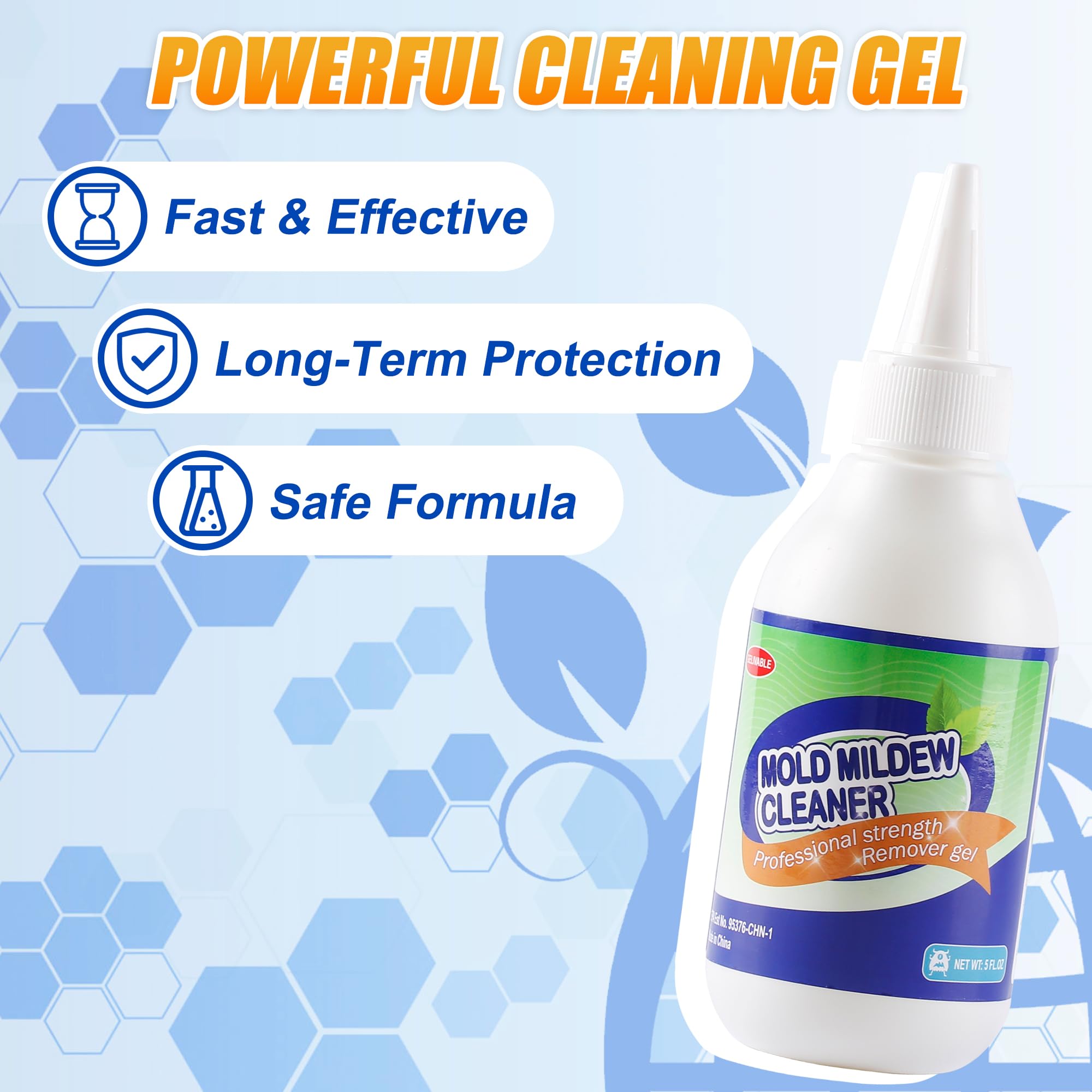 Gelivable washing machine gasket clean reduces buildup and odor.