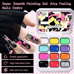 GELLAKTIK nail art stickers sheet to add creative accents.