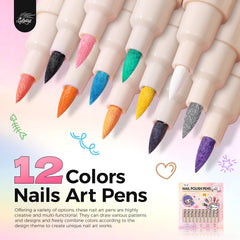 GELLAKTIK precision 0.7mm tip pens for fine lines and details