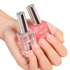GELLEN clear base coat bottle for smooth base and natural nail protection
