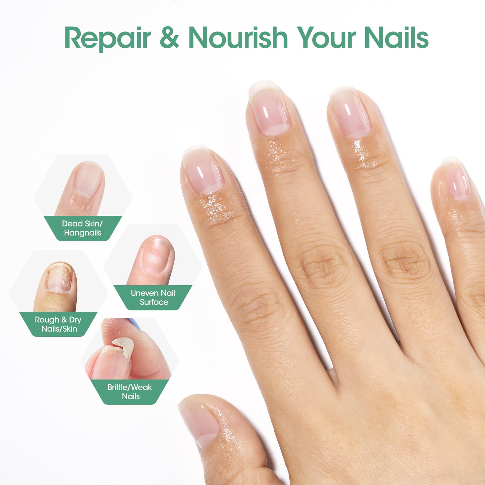 GELLEN Cuticle Oil Pusher Pen hydrating nails and hands during use.