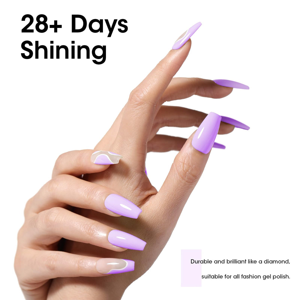 GELLEN High-gloss Top Coat 18ml provides a durable mirror finish.