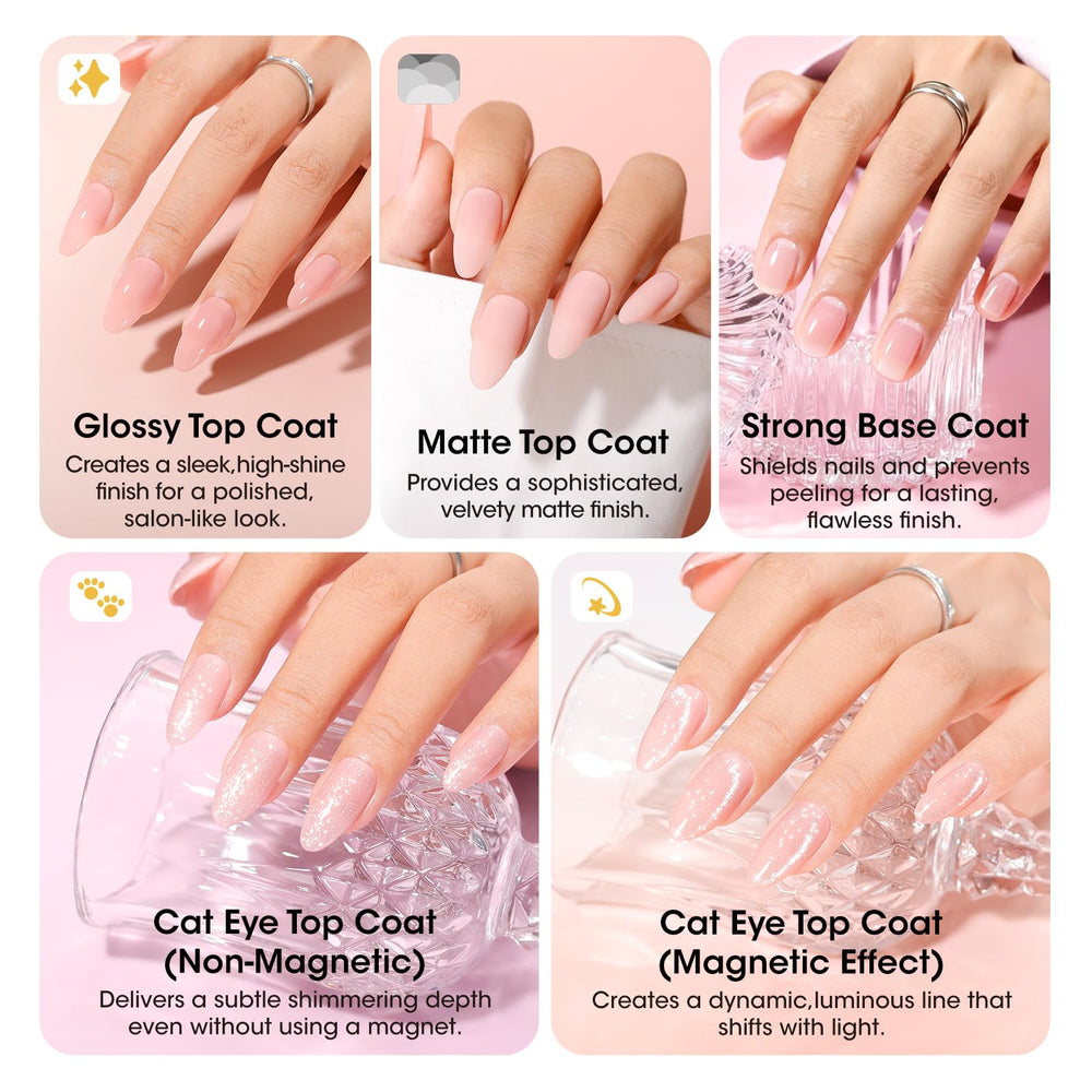 GELLEN Matte Top Coat provides a trendy velvety finish