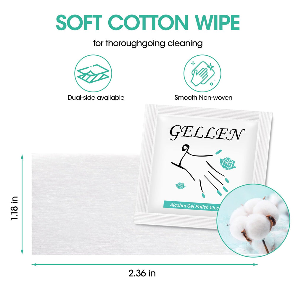 GELLEN pad stays moist for immediate use during manicures