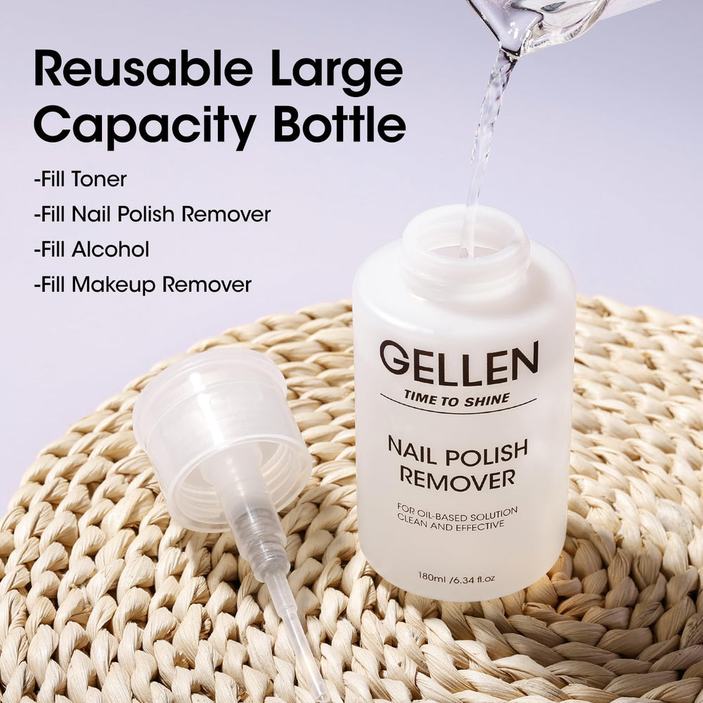 Gellen packaging highlights travel-friendly design for on-the-go polish removal