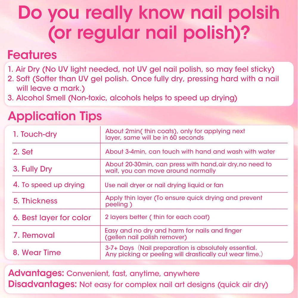 GELLEN nails-after-application photo shows natural shine and smooth finish
