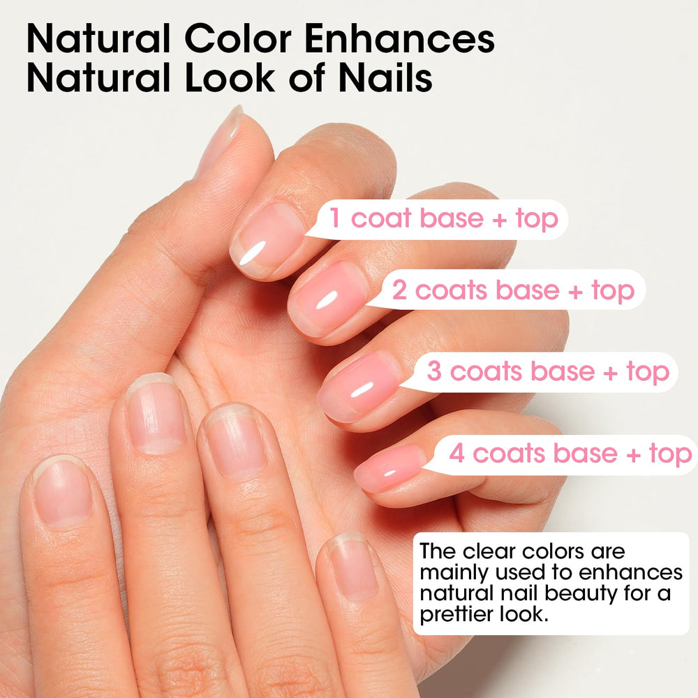 GELLEN pale-pink nail swatch emphasizes natural look with subtle color