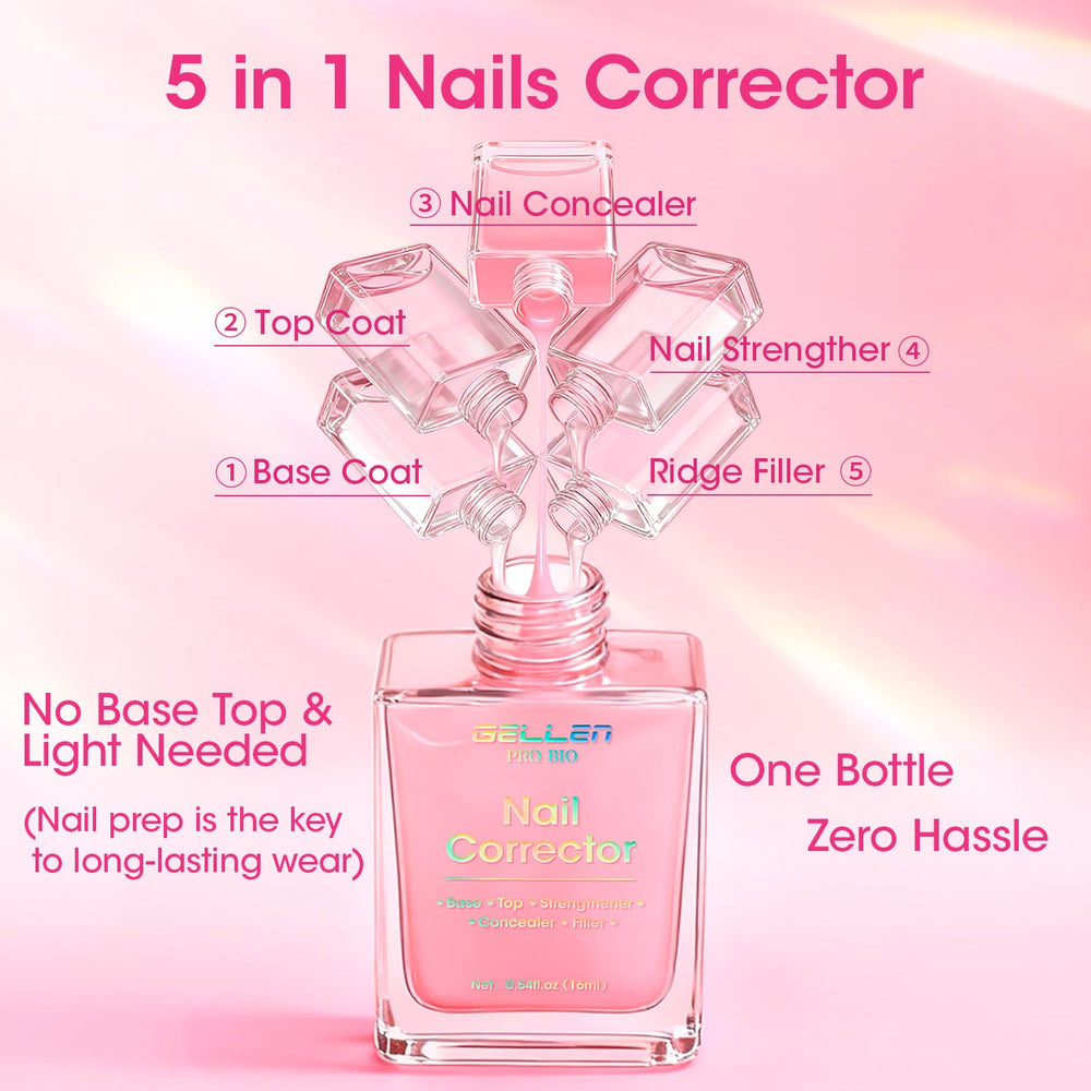 GELLEN PRO BIO brush application for quick nail care.