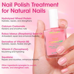GELLEN PRO BIO nails close-up with natural pink tint.