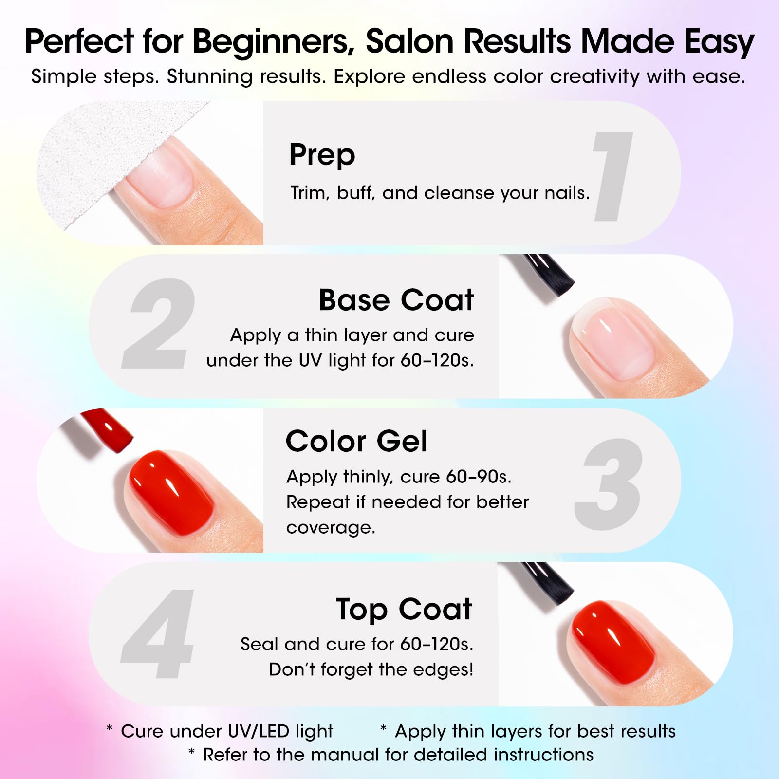 GELLEN Salon-quality results at home with a complete professional system