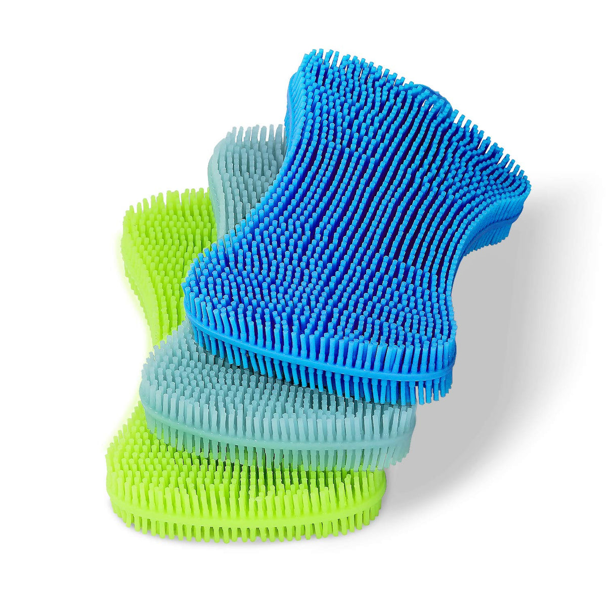 Geloo Silicone Sponge Dish Brush with double-sided design for efficient dish cleaning.