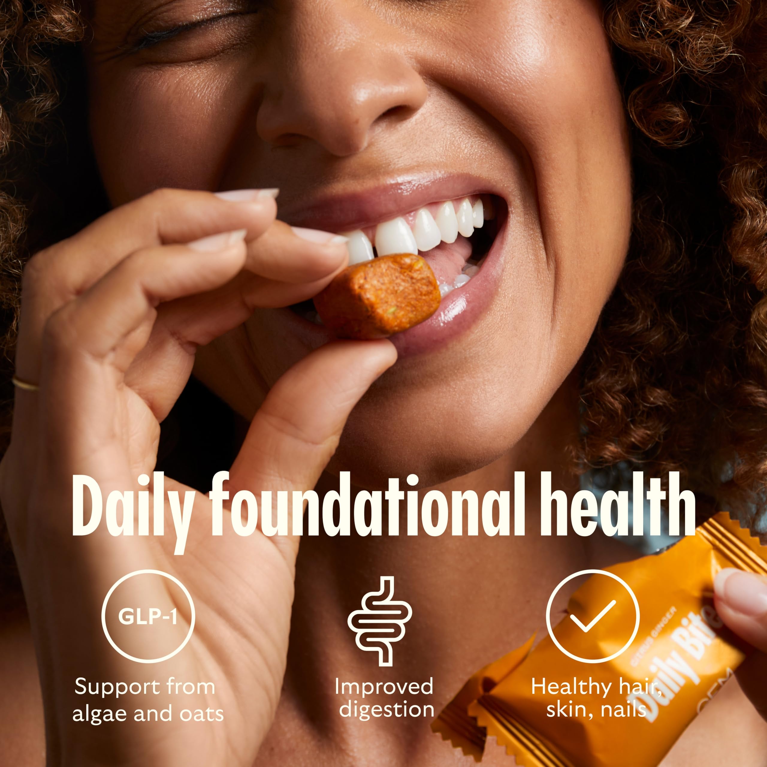 GEM Daily Bite packaging highlights GLP-1-inspired appetite support concept